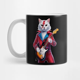 Ziggy Stardust Cat Mug